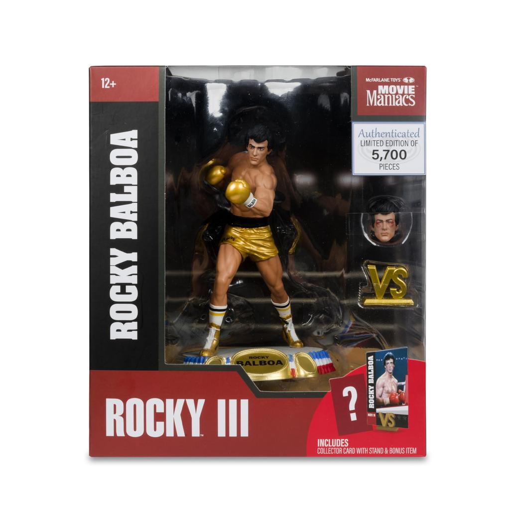 McFarlane - Movie Maniacs 6-inch Pose - Rocky Wave 2 - Rocky Balboa (Rocky III)