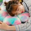 Colorful Flower Plush Pillow Fluffy Cherry Blossom Mat Kawaii Petals Seat Cushion  Kids Room