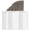 15Pcs Straight Shank Cobalt Drill Bit Set
