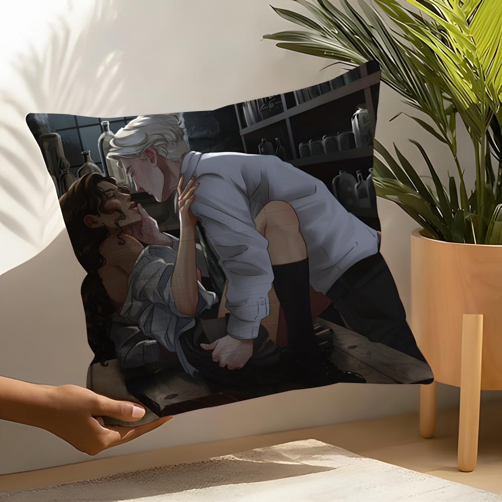 Romantic DDramione Pillow Case Home Living Room Decoration Linen Pillow Cases Cushion Cover