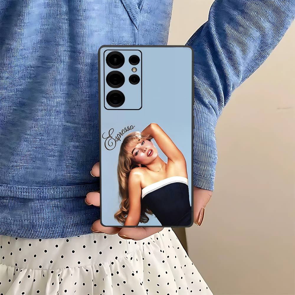 Singer S-Sabrina C-Carpenter Phone Case For Samsung S 24 fe 25 Ultra plus 20 lite 21 30 22 23 24 22 Ultra 5G Fundas
