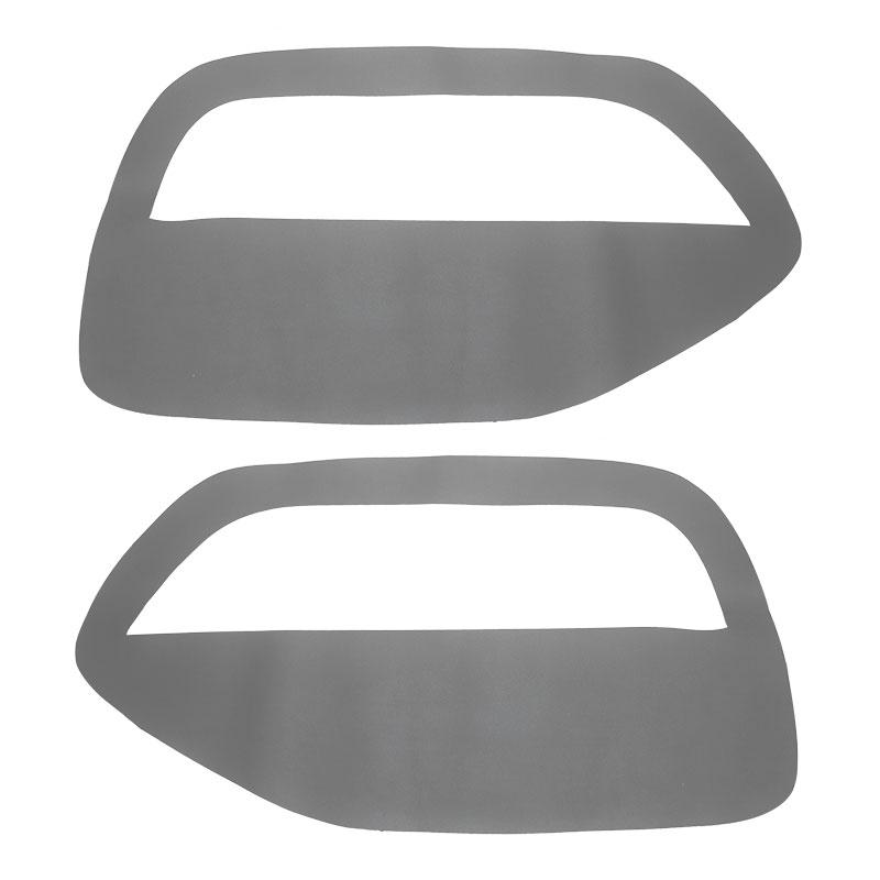 Weiche Ledertürverkleidungsabdeckung für Ford Mustang 2005 2006 2007 2008 2009, 2X Auto-Vordertür-Armlehnenverkleidungshautabdeckungsaufkleberverkleidung