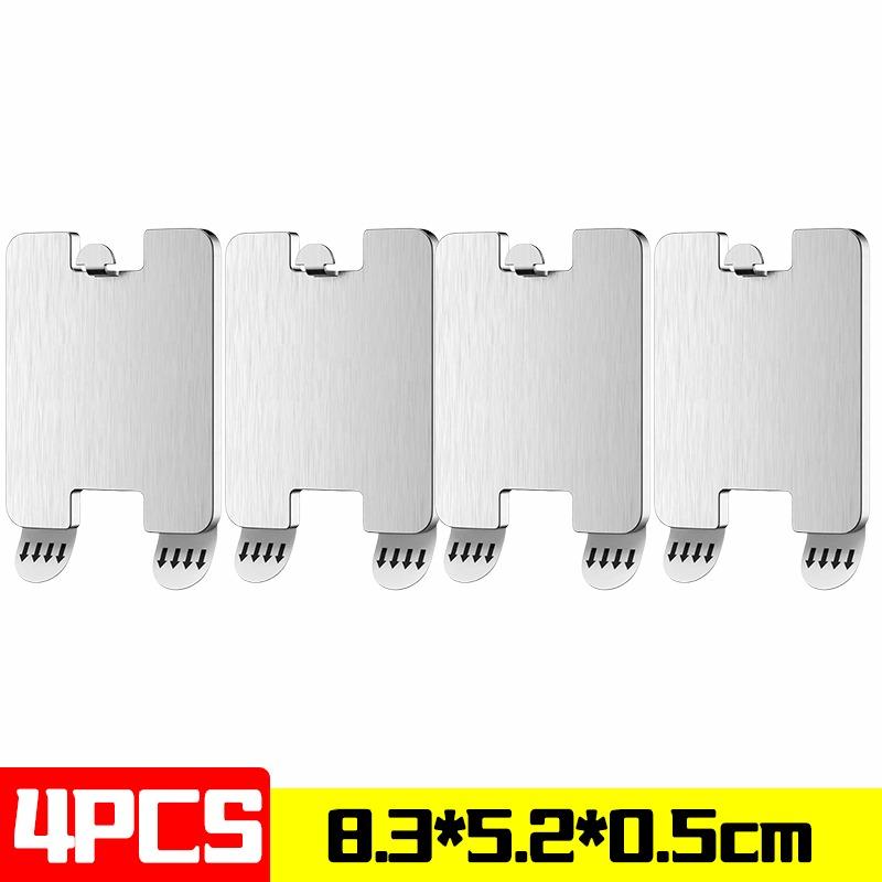 1/20PCS Punch-free Photo Frame Hook Stainless Steel Poster Hanger Sticker Photo Frame Hangers Hang Picture Strong Adhesive Hook