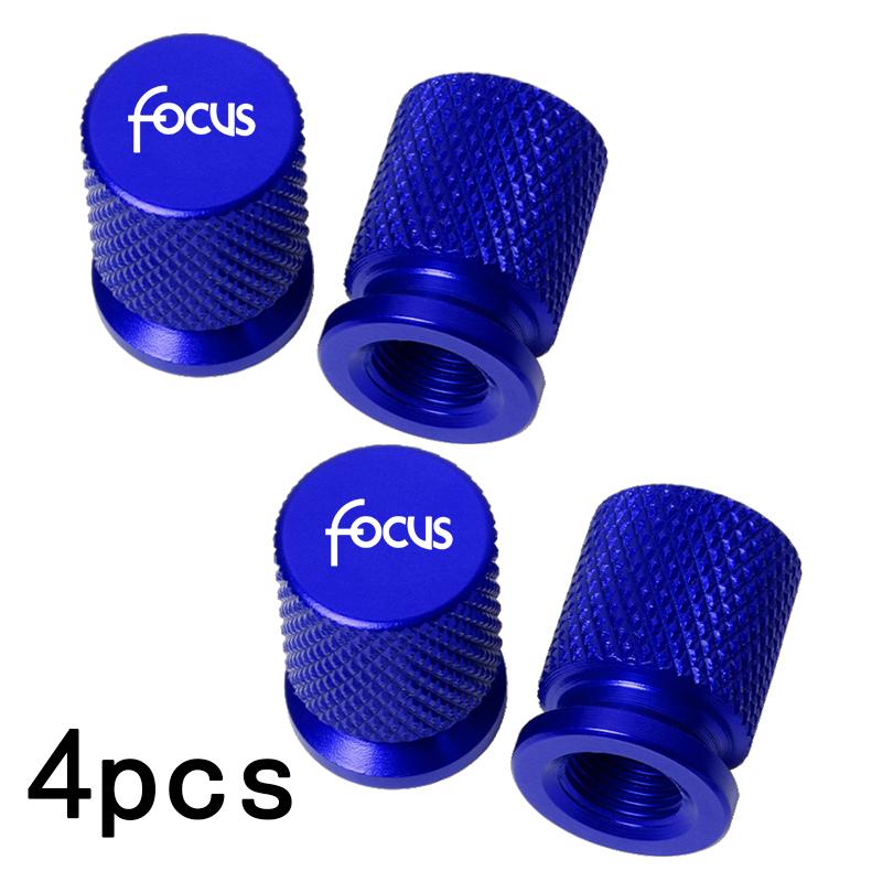 TQ012Car Wheel Tire Valve Caps Tyre Stem Covers Airdust Waterproof For Ford Focus 2 3 MK1 MK2 Fusion Escape Kuga Mondeo Accessories