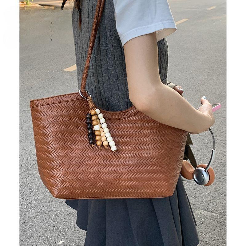 2025 Trendy Retro Handwoven Large Capacity Basket Tote Bag