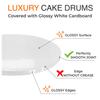 Cake Board Base White 25 1.2 Set 10 pcs Cake Drum Round Luxe Brand4Cake