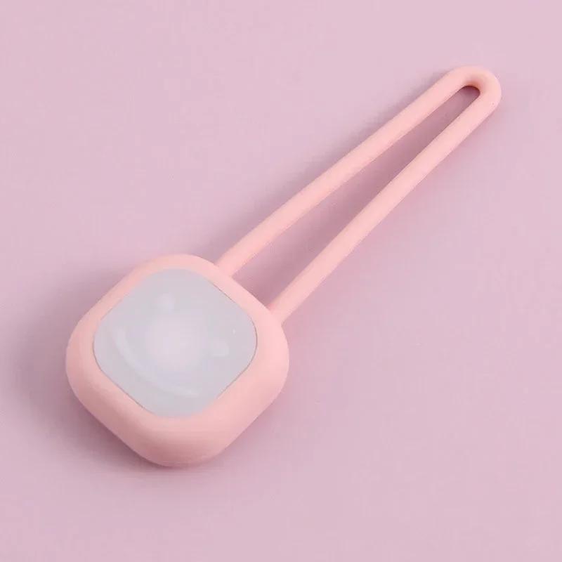 

Светодиодный ошейник для собак, светящийся кулон, ночная безопасность, анти-потерянный поводок для домашних животных, ожерелье, светящийся яркий декор, ошейники для собак, ночник Round розовый