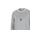 Nike X NBA Dallas Mavericks 2024/25 City Edition Pre-Game High-Performance Pullover Long Sleeve Basketball Shirt Men tops Silver FZ0089-007