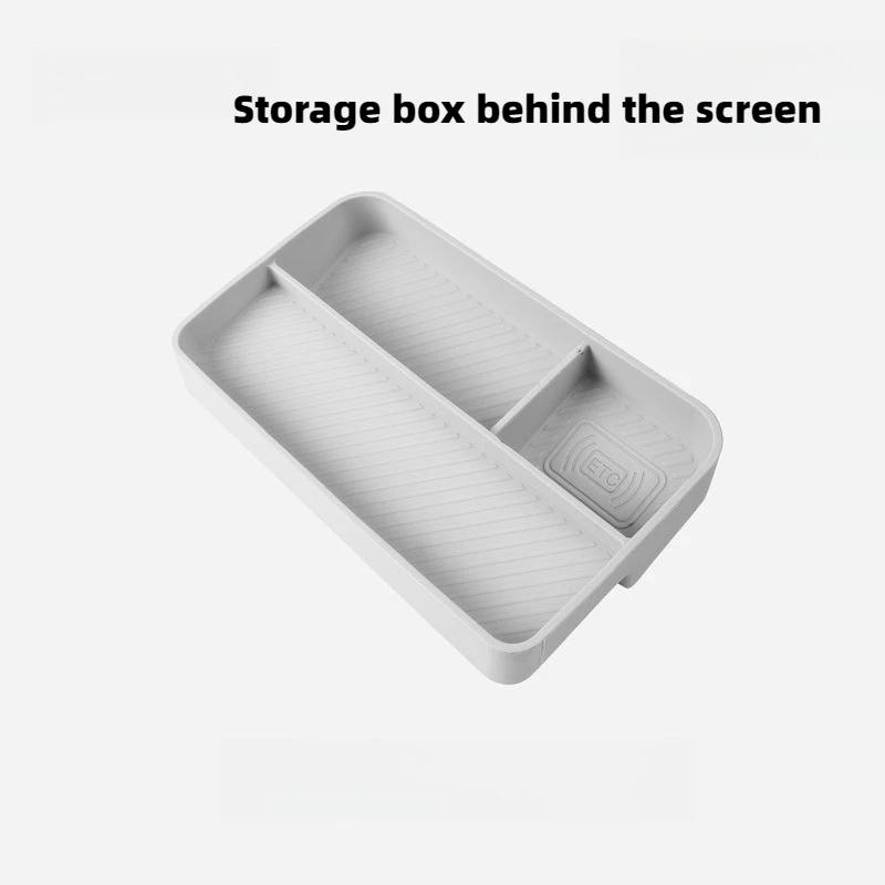Center Console Lower Storage Box For Leapmotor B10 2025 2026 Silicone Organizer Tray Stowing Tidying Car Interior Accessories