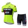 Cycling Jersey Set Breathable Short Sleeve Bike Shirt Pants Men Women Kids