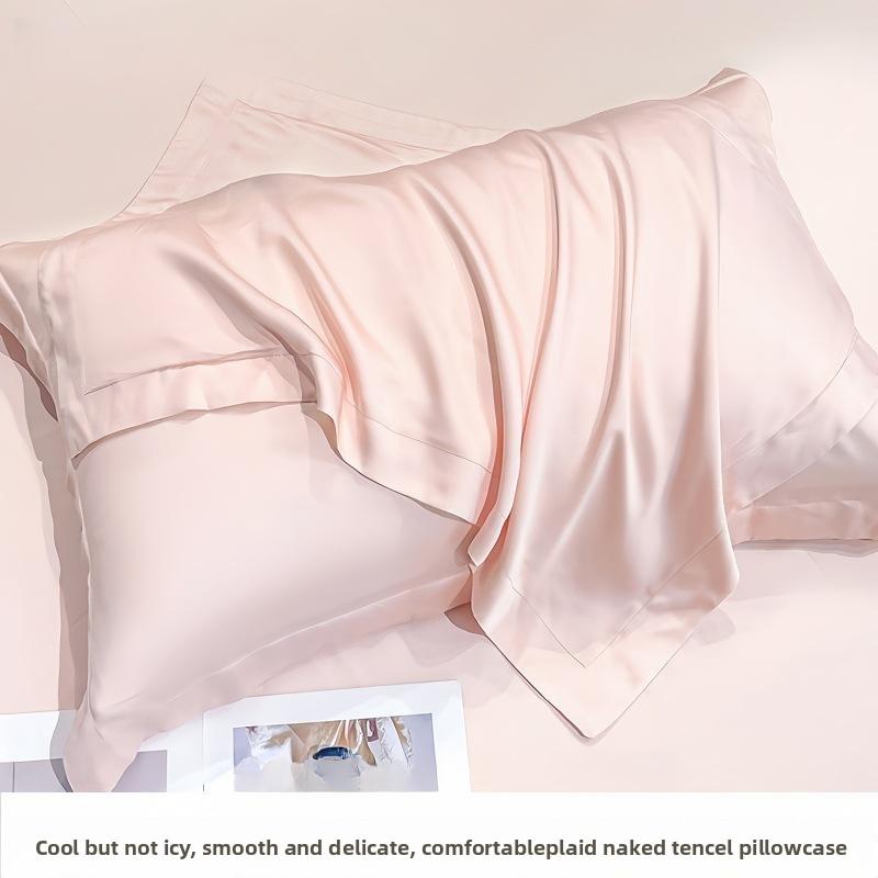 100 Tencel Pillowcases Summer Ice Silk Pillowcases Silk Pillowcases 48X74cm Adult Pillow Towels
