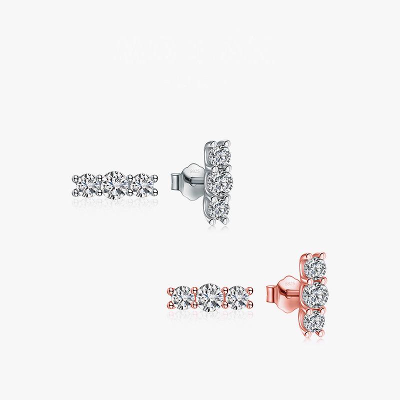 Tancise 925 Sterling Silver Zircon Earrings Drop Earrings For Women Wedding Party Gifts