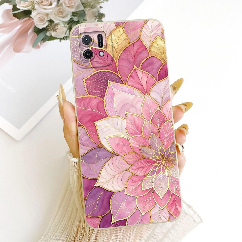 For Oppo A16k CPH2349 Casing For Oppo A16e CPH2421 Cover Fashion Cartoon Cute Funny Painted Silicone Phone Case