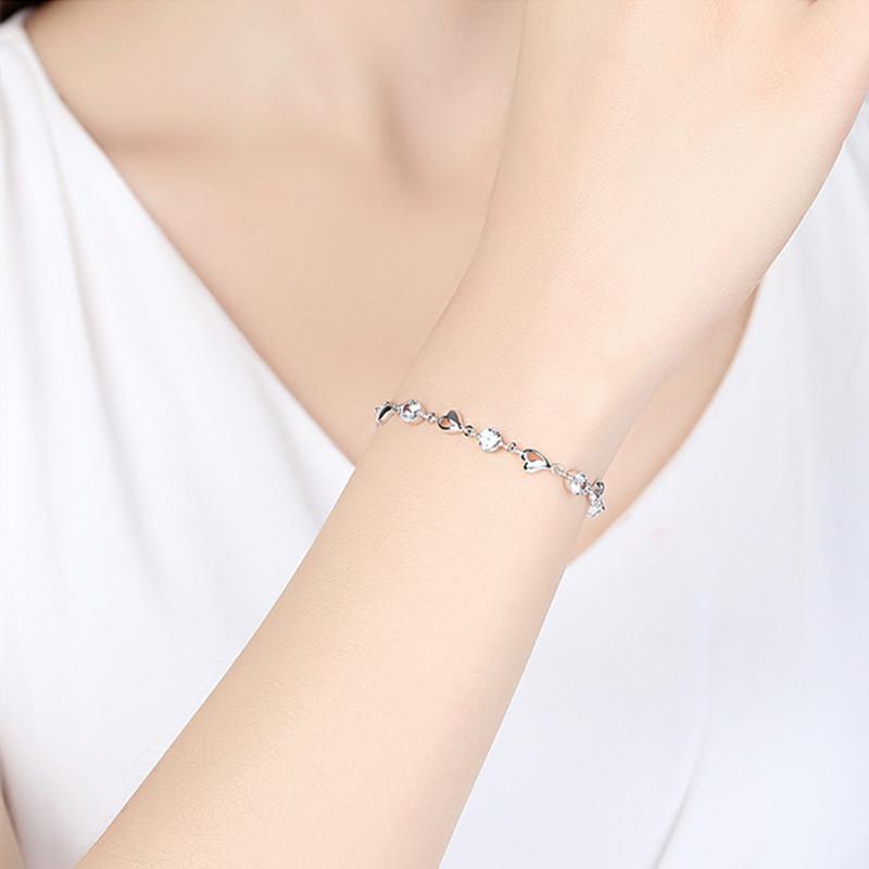 S925 Sterling Silver Bracelet Female Korean Style Personalized and Mori Student 520 Birthday Gift