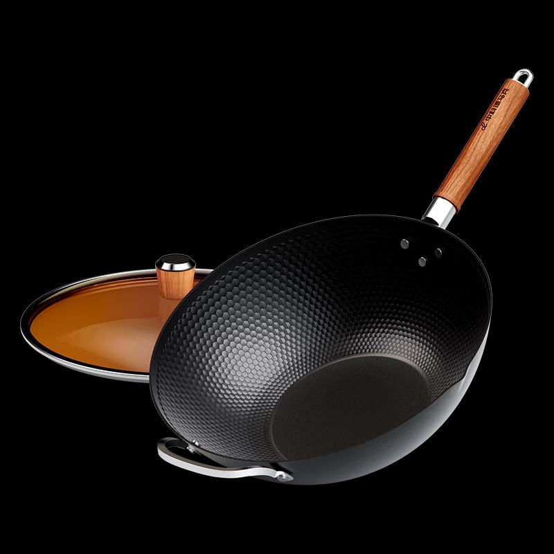 DUMIK Second Gen Titanium Non-stick Iron Wok