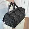 Travel Bag for Women Cute Floral Weekend Bag with Zipper Large Cotton