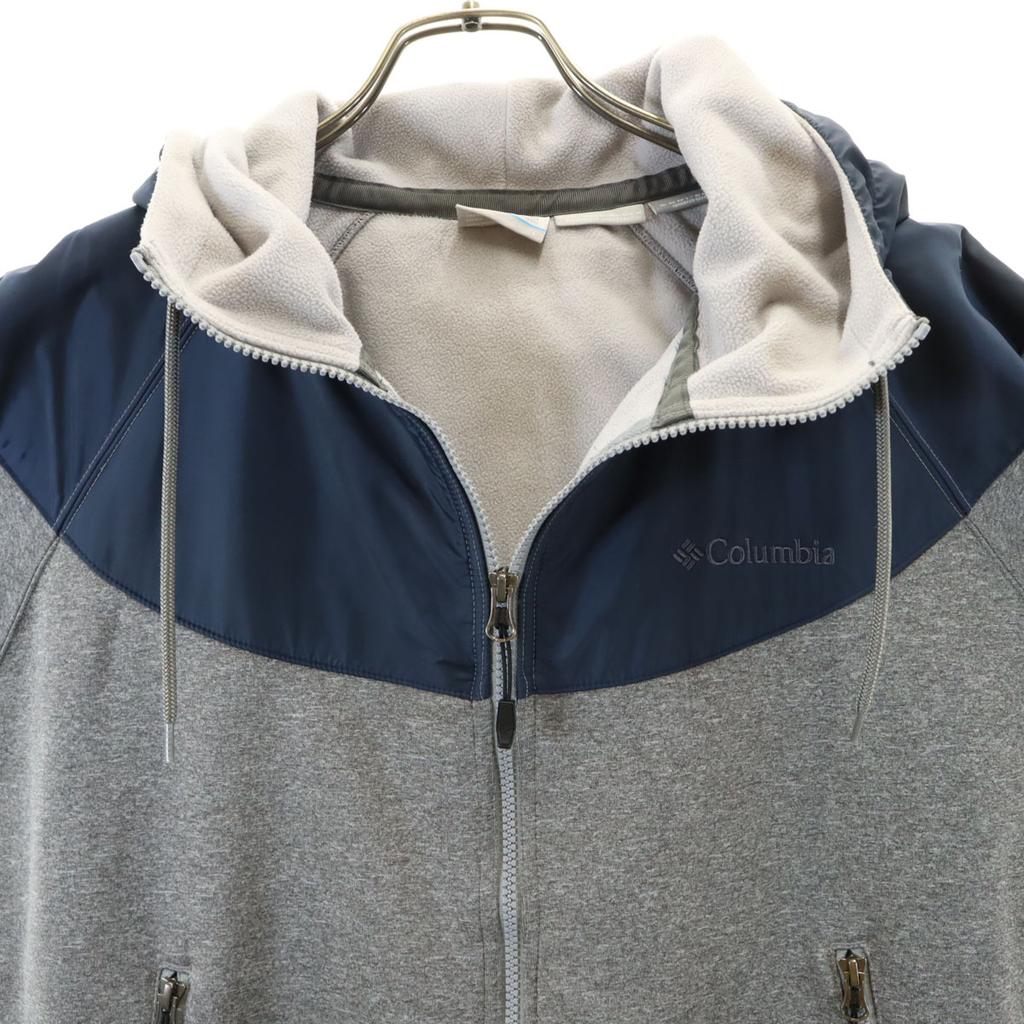 Columbia Long sleeve Zip hoodie L Gray Outdoors Men's Used
