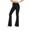 High Waist Leggings for Women Breathable Anti-Sweat Slim Fit Yoga Pants Black XXL