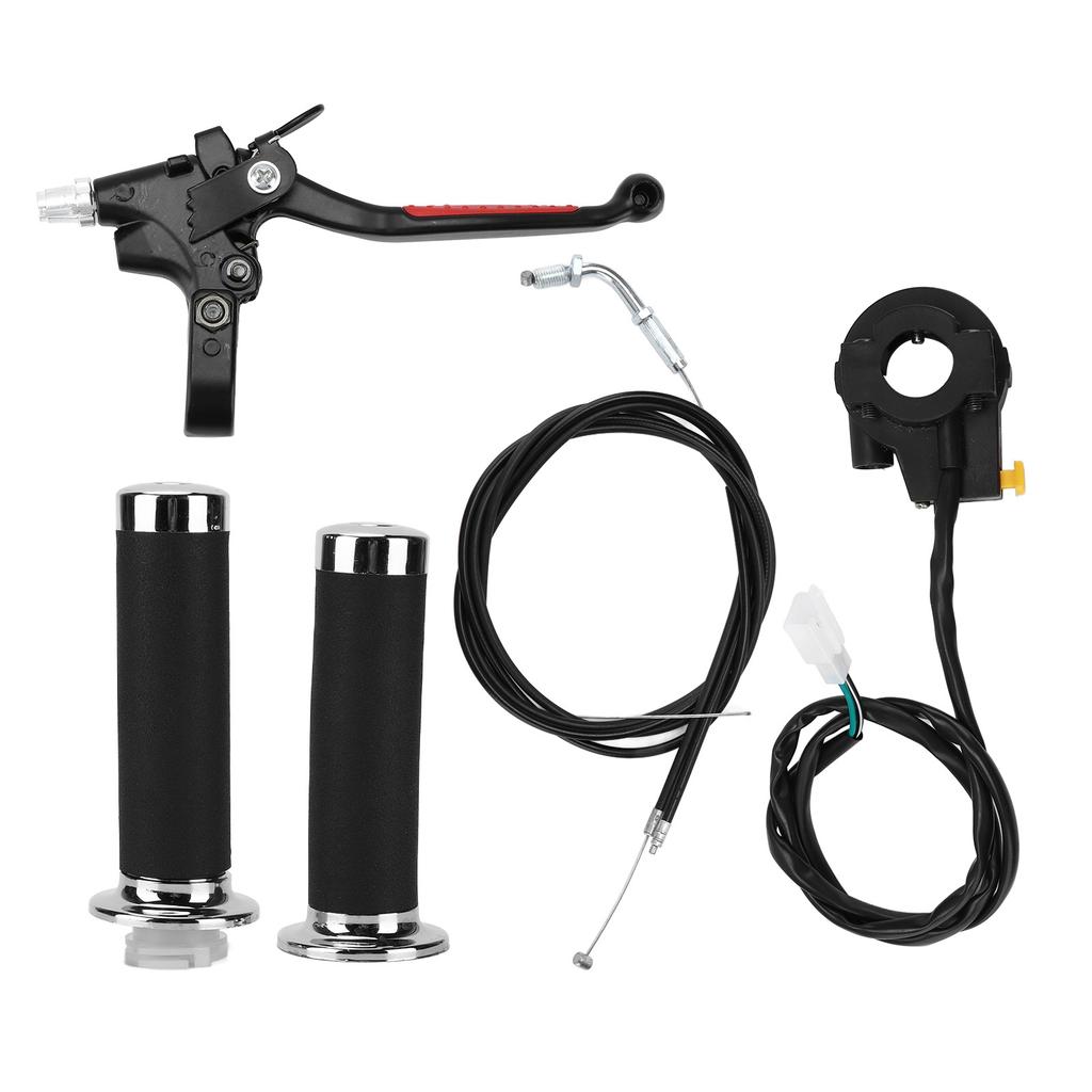Throttle Clutch Handle Kit Waterproof Ergonomic Replacement for 49cc 60cc 66cc 80cc Engine Motorized Bicycle