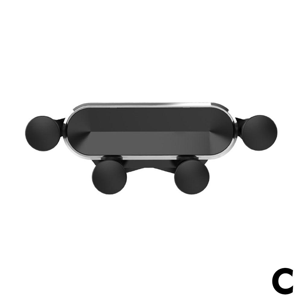 Suport auto pentru telefon cu gravitație Anti-Shake Suport de montare pentru gura de ventilație a mașinii Suport Suport Navigație fixă Z0B1