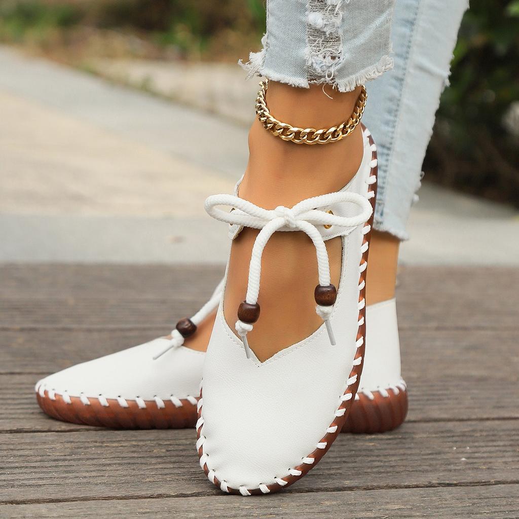 Women's Casual Flats Shoes Summer Fashion Sneakers Lace Up Walking Sport Shoes Women Running Shoes