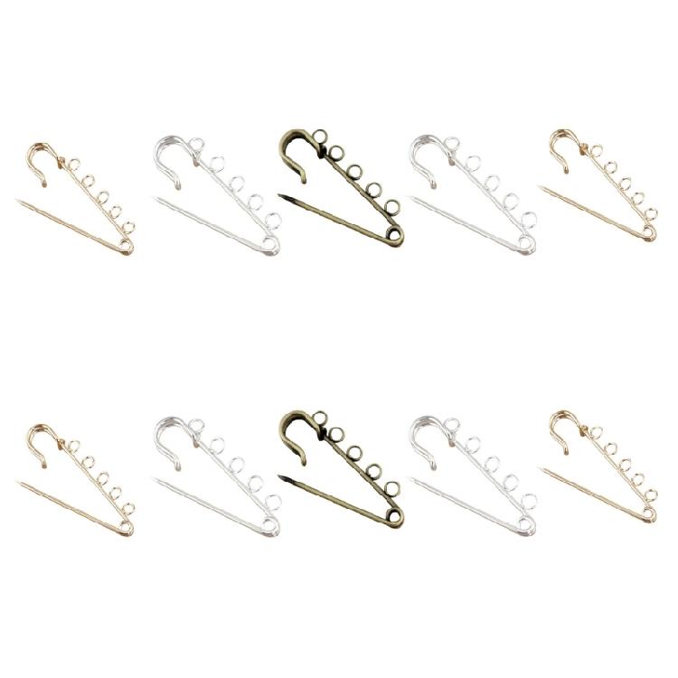 Decorative Big Safety Pin Craft Of Sturdy Alloy For Craft And Professional Tailors
