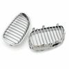 Chrome Front Car Kidney Grille For BMW E60 E61 5 Series M5 2003 2004-2009