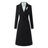 Women's New Chinese Style Wool Blend Professional Coat