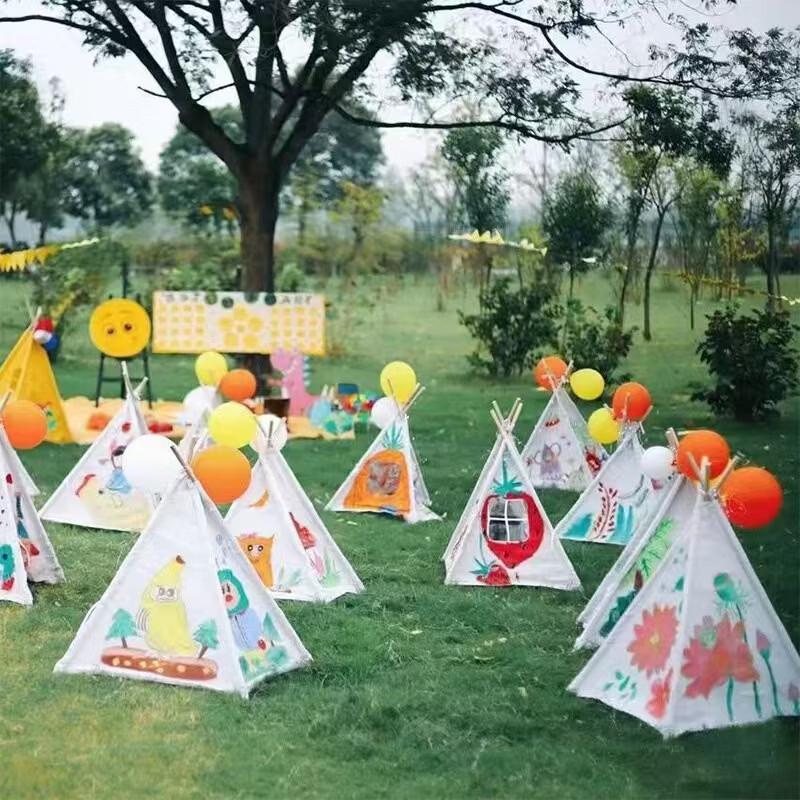 

OEINGOEING Kids DIY Graffiti Play Tent 90cm