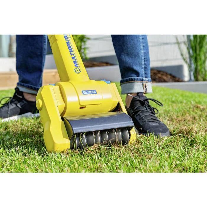 Rouleau scarificateur - GLORIA - MultiBrush - Acier inoxydable - Ø 100 x 165 mm - Motorisé sur batterie