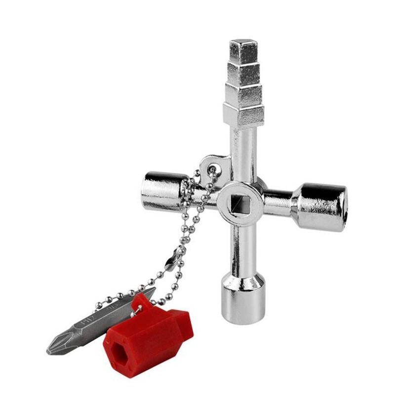 

Многофункциональный водопроводный ключ с треугольным гаечным ключом, сантехнический ключ, квадратный треугольный электрический шкаф для поезда, лифтовый шкаф A