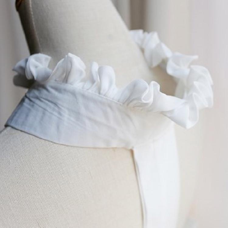 Japanese Rffle Lace Kimono Collar Core Collar Lining Traditional Kimono Accessories Japanese Stiff Collar Core for Women