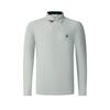 Golf Series Athletics Series Comfortable Versatile Skin-Friendly Simple Long Sleeve Polo Shirt Men Polo Shirts Dove-Gray A11M535201F-GY