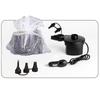 Compact Electric Air Pump Fast Inflate Deflate with Multiple Plug Adapters for Camping Travel Air Bed Use