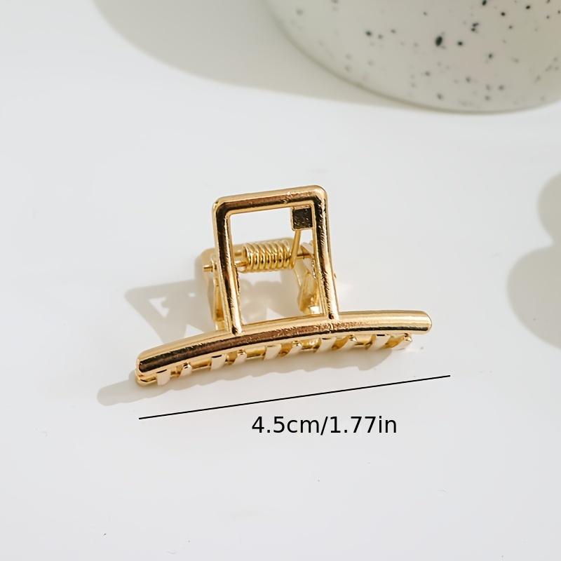 Single Heart Shaped Hair Clip Compatible for Women Minimalist Elegant Hairpins with Smooth Clamp, Hold for Braids, Buns, Ponytails, Updos Hollow Out S