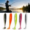 100PCS PVC Swim Bait 7cm 9cm Fishing Lures Durable Paddle Tail Swimbaits  Saltwater Fishing