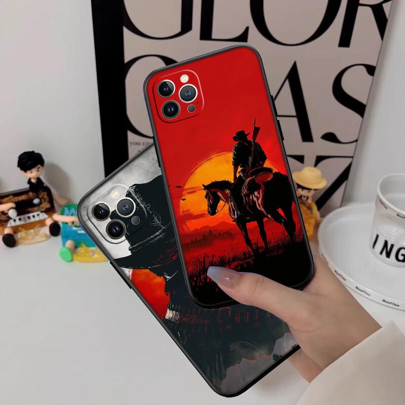 RP25 Cowboy New High-End Shell Phone Case for iPhone 16 15 14 13 12 Pro Max Plus Mini