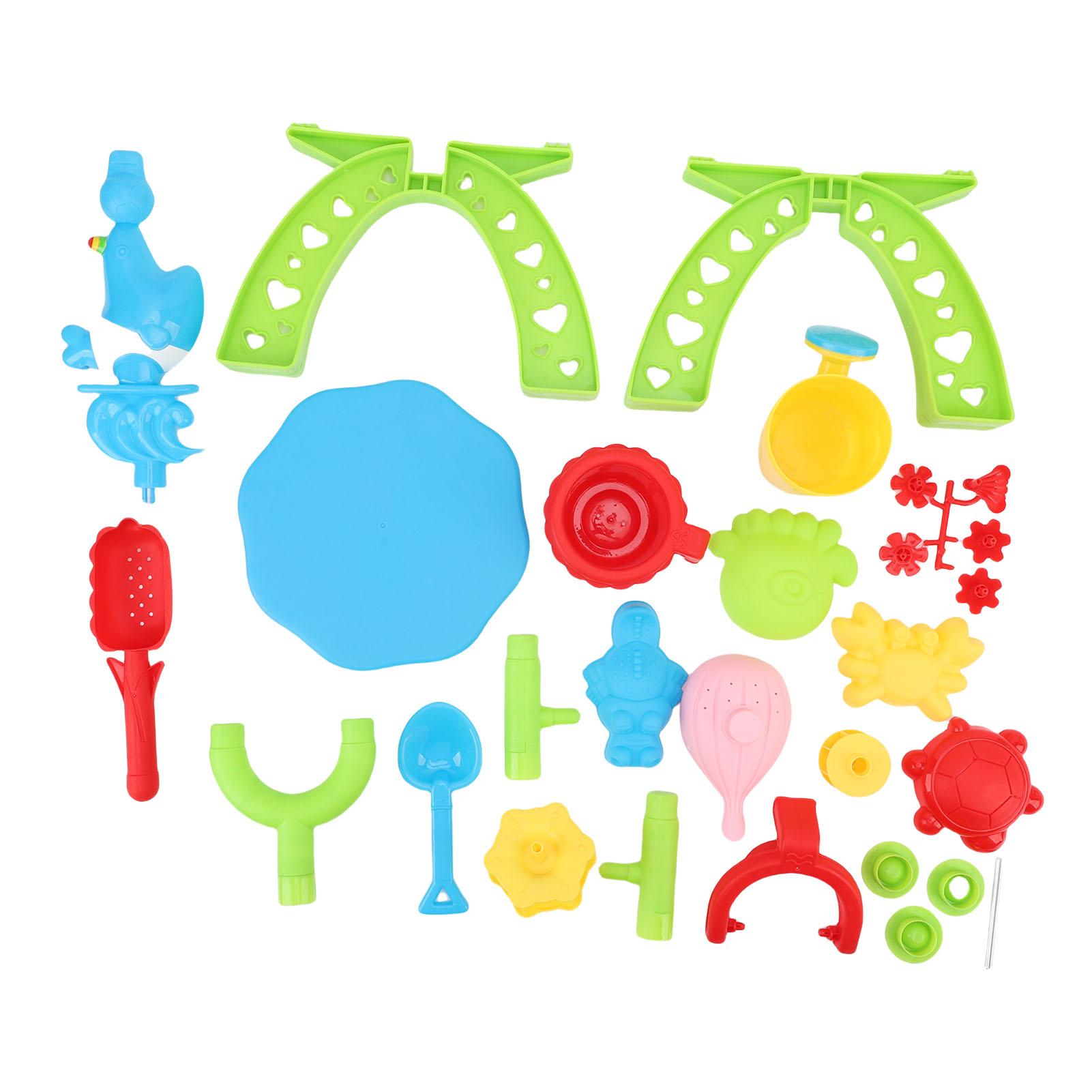 

Детский песочный и водный стол 3-ярусный многофункциональный большой водный стол со стулом для пляжа, двора, дома