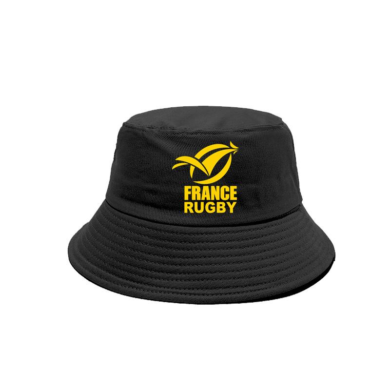 France Rugby Bucket Hat Cap Unisex Women Unisex Panama Cap Outdoor Summer Adjustable France Rugby Bob Caps MZ