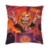 Megadeths Heavy Metal Band Square Pillow Cover Home Decorative Rock Band Cushions Throw Pillow For Sofa Double-Sided Printing