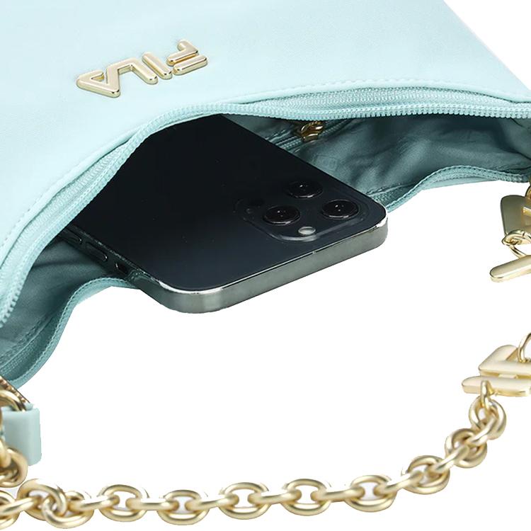 New FILA Fabric Shoulder Bag, Crossbody Bag Regular Women's Sky Lake Green F13W328161FLG