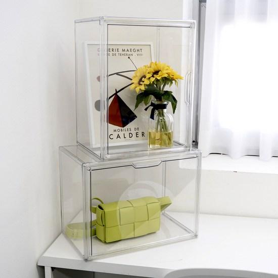 McEDA Acrylic Case Bag Figure Storage Armoire, Transparent (36x22x2..., 1 Piece)