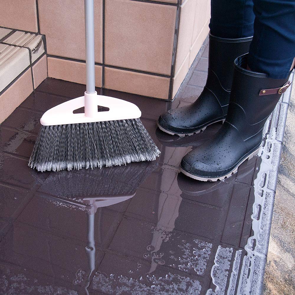 Azuma Venkovní koště TK Rozšiřitelné venkovní koště pro důkladné zametání Šířka štětin 31 cm Celková délka Růžové Dokáže zamést jemný prach a mokré spadané listí