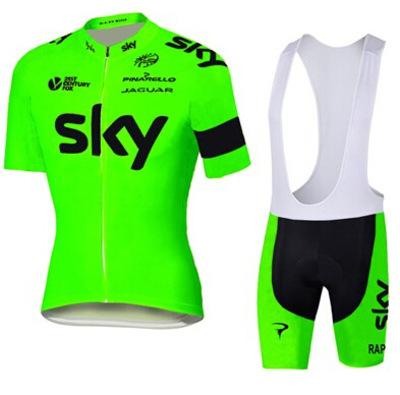 New Summer SKY Short-sleeved Overalls Cycling Suit Bicycle Men's Moisture-wicking Outdoor Clothes
