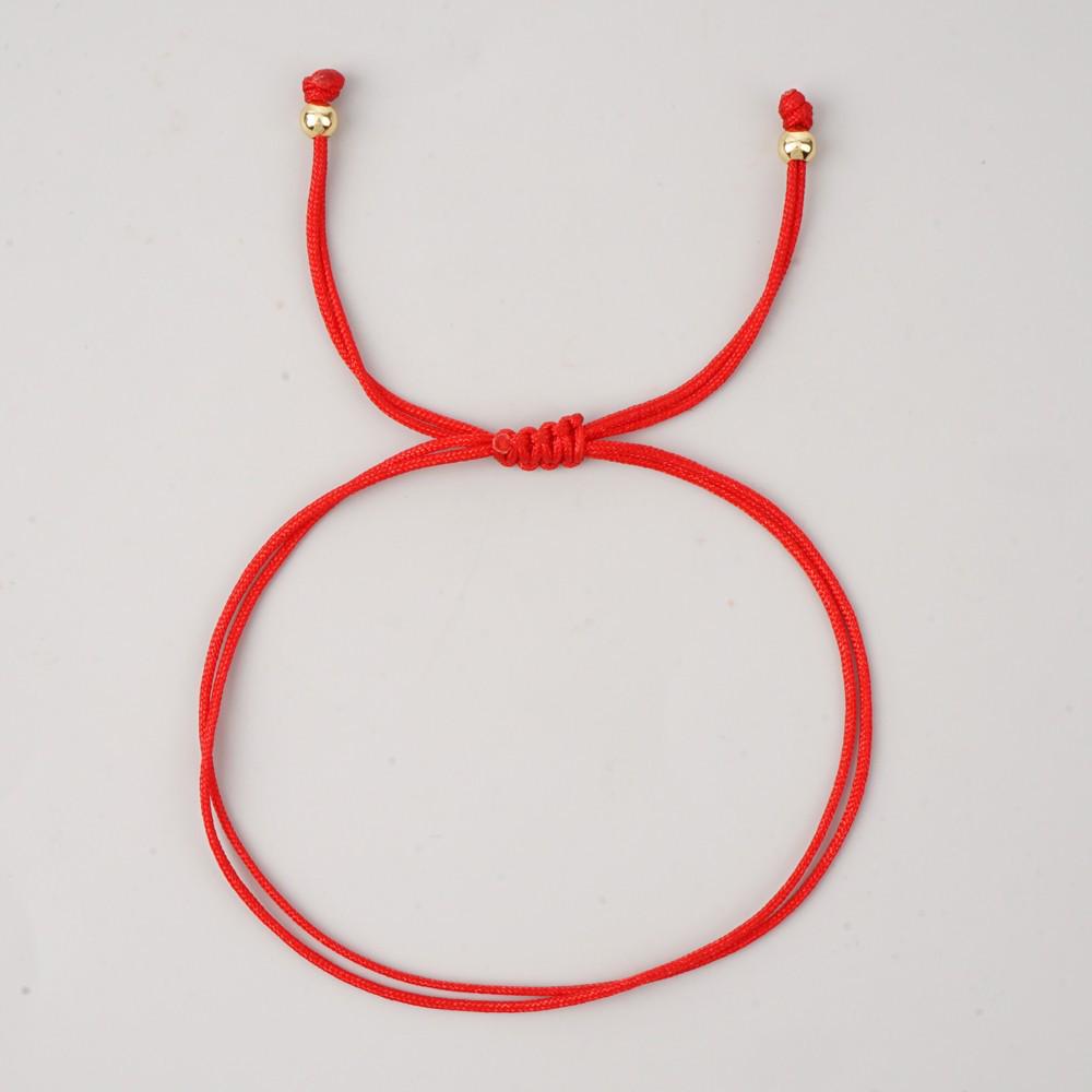 2025 Year of the Snake Lucky Red String Handmade Beaded Bracelet Set with Evil Eye for Couples