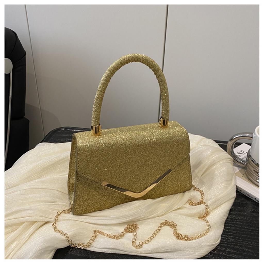 Pure Colour Women Trend Casual Simple Commuter Single Shoulder Crossbody Small Square Bag