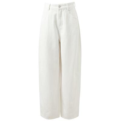 Sancai 2026 Spring Casual Loose Scythe Balloon Jeans