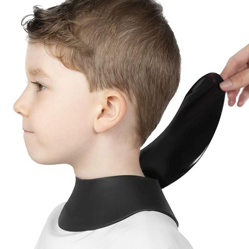 Hair Dyes Collar,Salon Hairdressing Hair Cutting Cape,Professional Hair Coloring Cape Silicone Neck Shield Neck Wrap