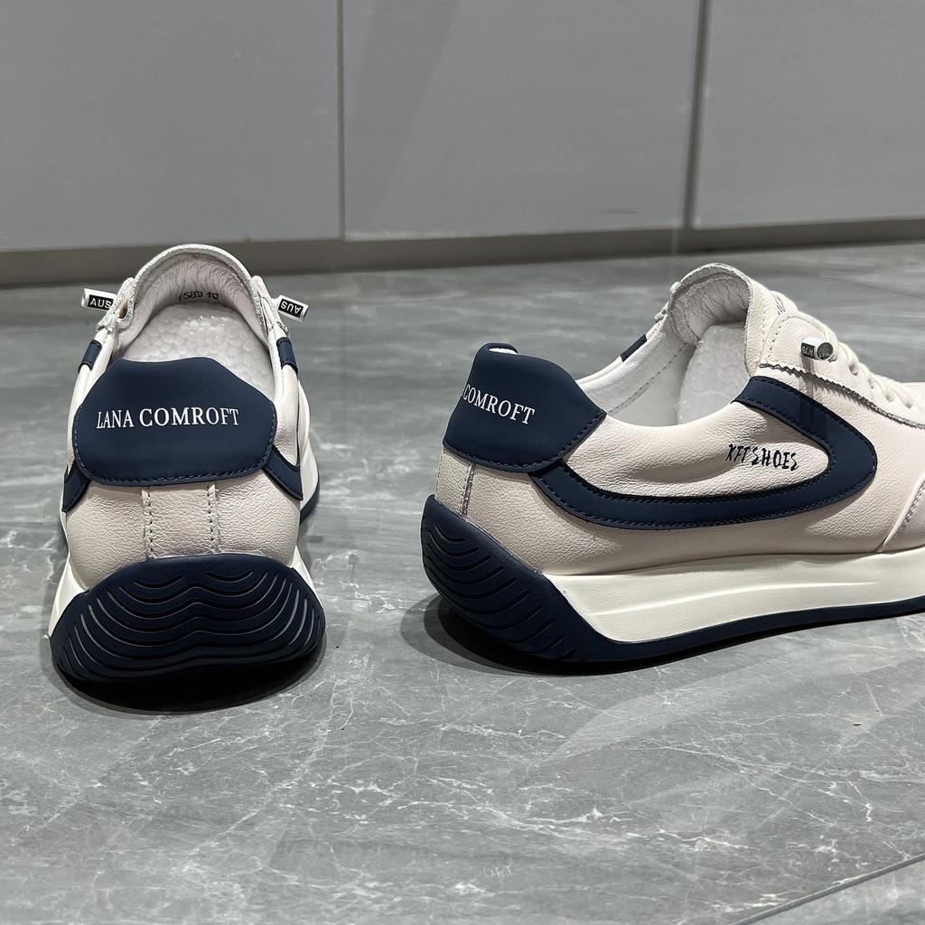 Herren 2025 Sommer Echtleder Casual Skate- & Laufschuhe - Trendiger Forrest Gump Stil.