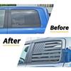 Carbon Fiber Rear Window Side Trim Stickers Decal for Dodge Ram 1500 18+ US Flag
